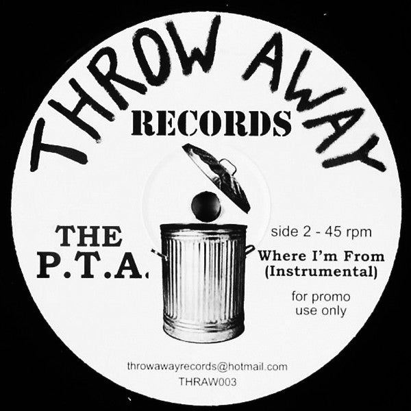 The P. T. A. : Where I'm From (12", Promo)