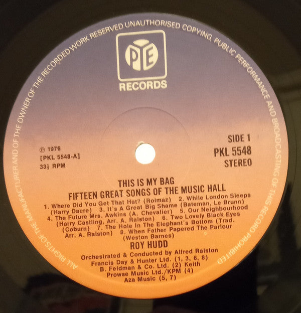 Roy Hudd : This Is My Bag! (LP, Album)