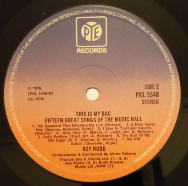 Roy Hudd : This Is My Bag! (LP, Album)