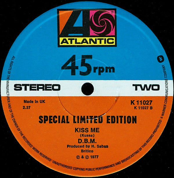 D.B.M. : Discobeatlemania (12", Ltd, P/Mixed)