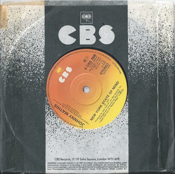 Johnny Mathis : No One But The One You Love (7")