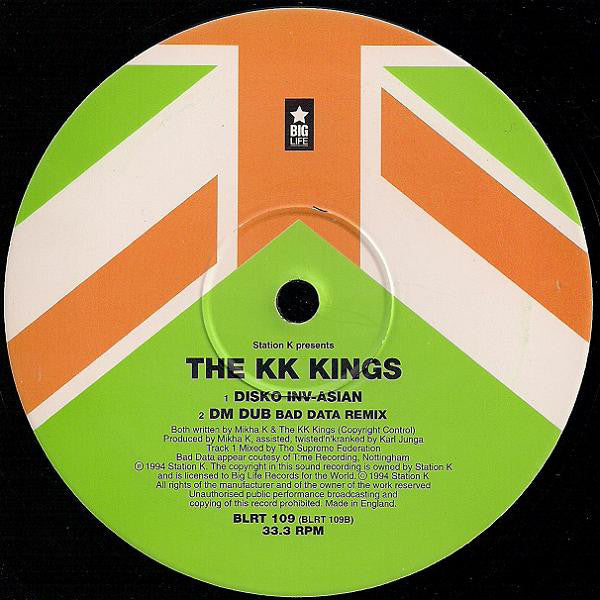 The KK Kings : Holidays (In The United KK Kingdom) (12")