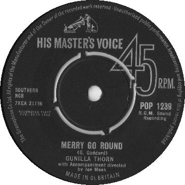 Gunilla Thorn : Merry Go Round / Go On Then (7", Single)