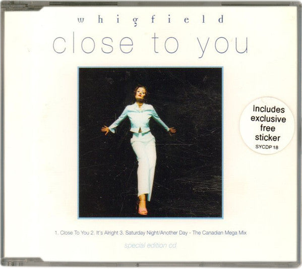 Whigfield : Close To You (CD, Single, S/Edition)