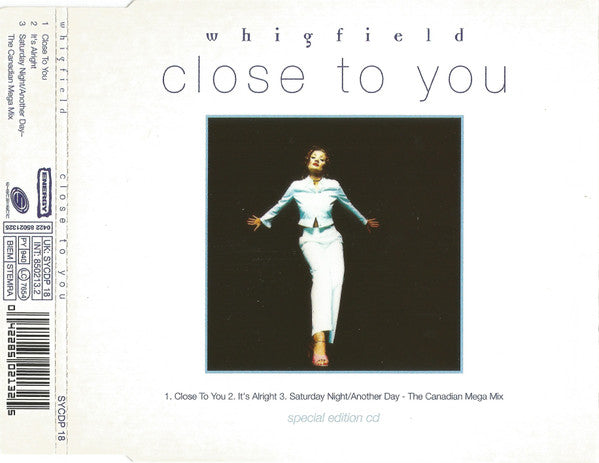 Whigfield : Close To You (CD, Single, S/Edition)