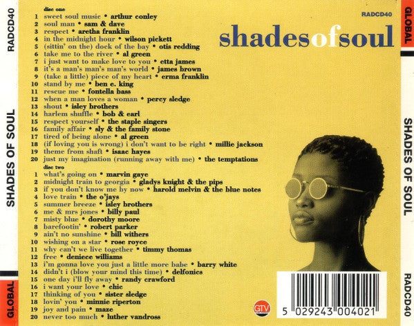 Various : Shades Of Soul (40 Soul Classics) (2xCD, Comp)