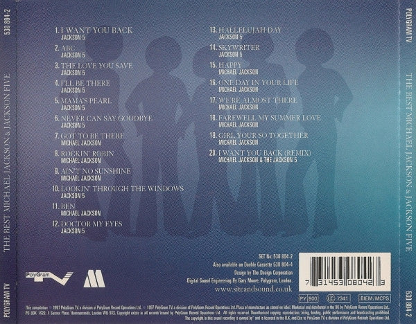 Michael Jackson, The Jackson 5 : The Best Of Michael Jackson & Jackson 5ive (CD, Comp)