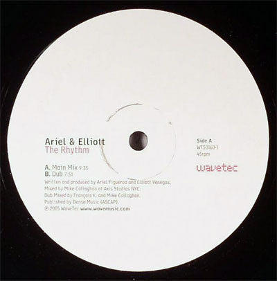 Ariel Figueroa & Elliot Venegas : The Rhythm (12")