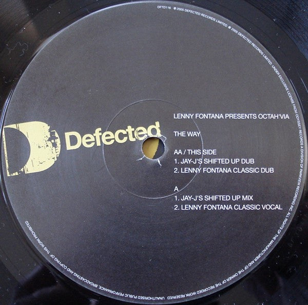 Lenny Fontana Presents Octah'via* : The Way (12")