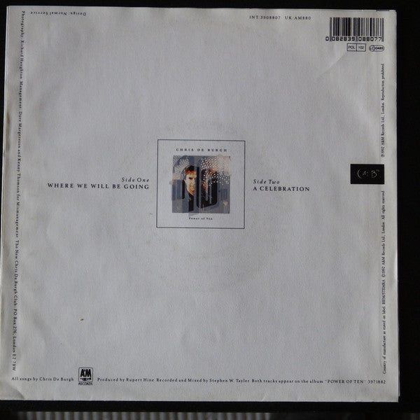 Chris de Burgh : Where We Will Be Going (7")