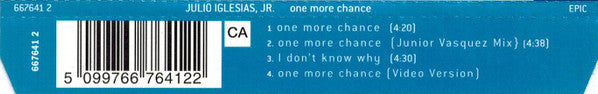 Julio Iglesias, Jr. : One More Chance (CD, Single, Enh)