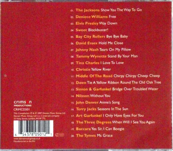 Various : Absolute Hits 70's  No 1's (CD, Comp)