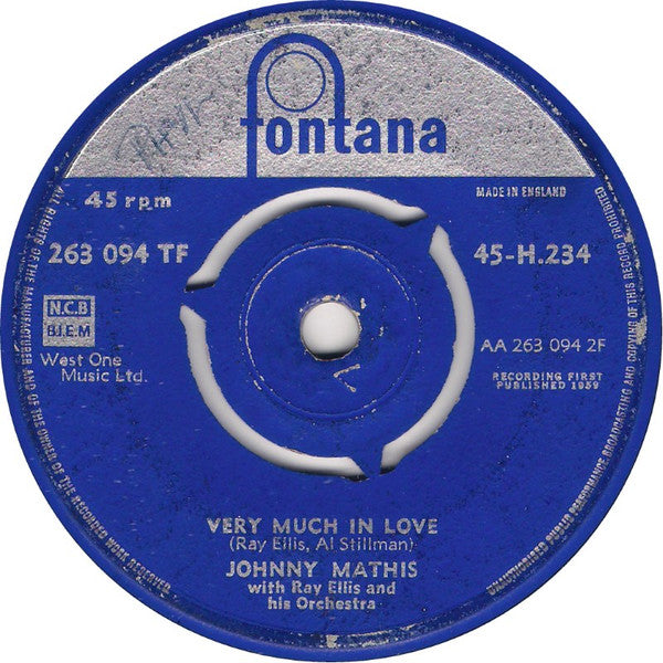 Johnny Mathis With Ray Ellis And His Orchestra : You Are Beautiful (7")