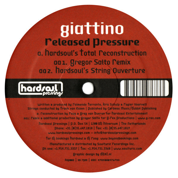 Giattino : Released Pressure (12")
