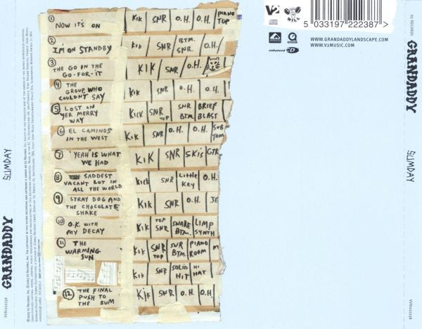 Grandaddy : Sumday (CD, Album, Enh, Ltd)