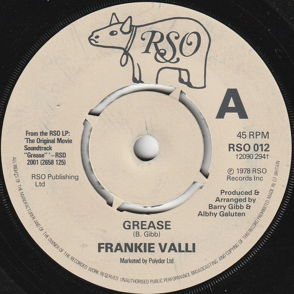 Frankie Valli / Gary Brown (2) : Grease (7", Single, 4 P)