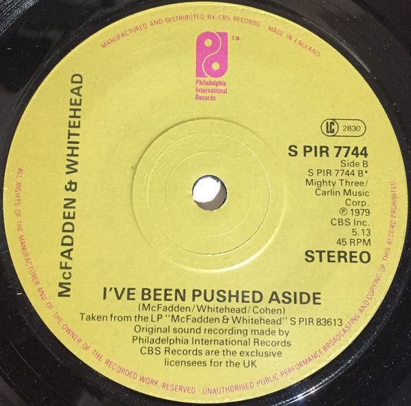 McFadden & Whitehead : Do You Want To Dance (7")