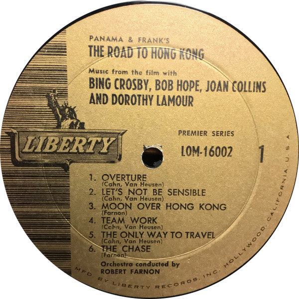 Sammy Cahn & Jimmy Van Heusen / Robert Farnon : The Road To Hong Kong (Original Soundtrack Album) (LP, Album, Mono)