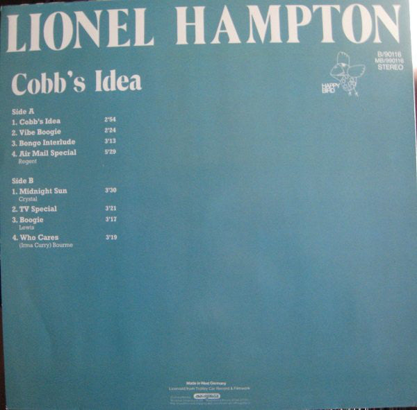 Lionel Hampton : Cobb's Idea (LP, Album)