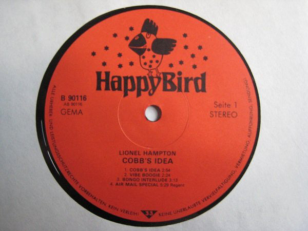Lionel Hampton : Cobb's Idea (LP, Album)