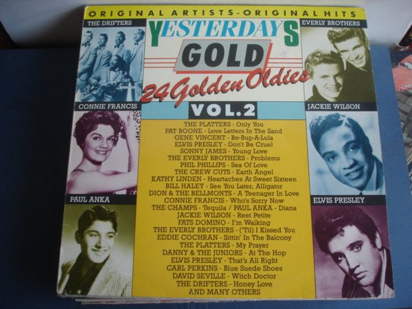Various : Yesterdays Gold Vol. 2 (24 Golden Oldies) (LP, Comp)