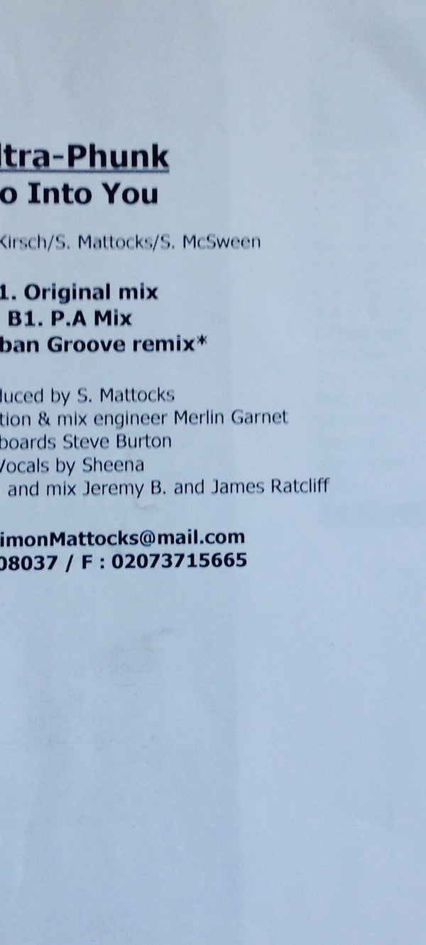 Ultra-Phunk : So Into You (12", W/Lbl)
