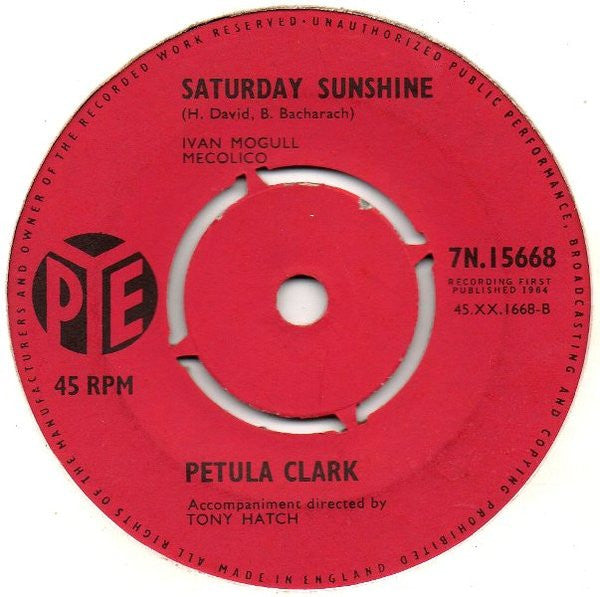 Petula Clark : True Love Never Runs Smooth (7", Single)