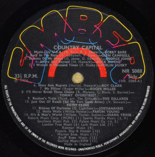 Various : Country Capital (LP, Comp)