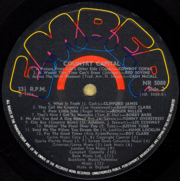 Various : Country Capital (LP, Comp)