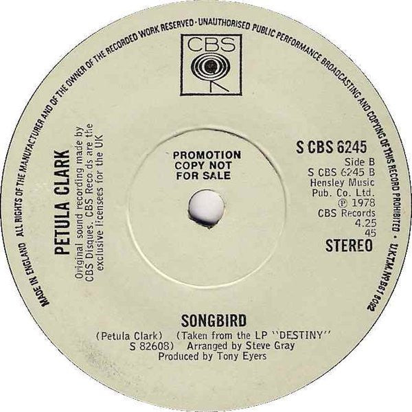 Petula Clark : Put A Little Sunbeam In Your Life (7", Promo)
