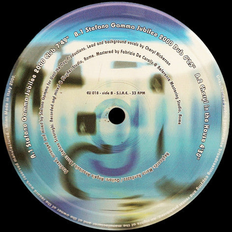 Stefano Gamma Presents The House Of Jubilee Feat. Cheryl Nickerson : I Pray (12")