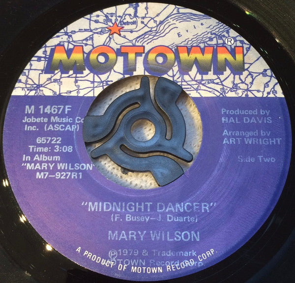 Mary Wilson : Red Hot / Midnight Dancer (7", Single)
