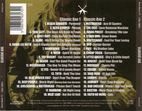 Various : Classic Axe (2xCD, Comp)