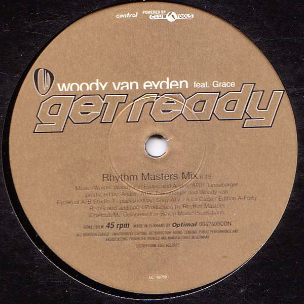 Woody van Eyden Feat. Grace Quinlan : Get Ready (Part 2) (12")