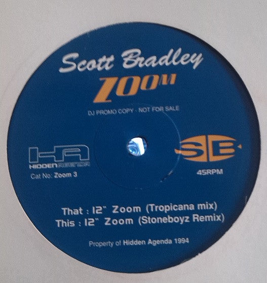 Scott Bradley : Zoom (12", Promo)