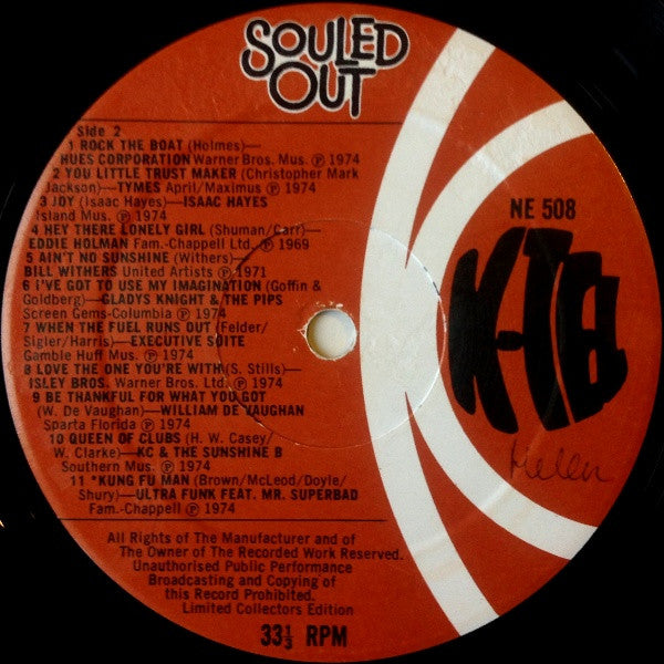 Various : Souled Out (LP, Comp, Ltd)