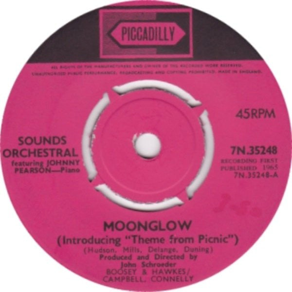 Sounds Orchestral Feat. Johnny Pearson : Moonglow (7", Single)