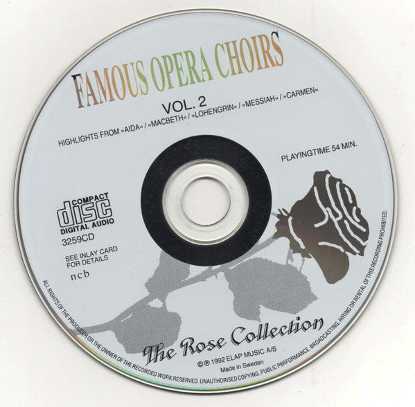 Various : Famous Opera Choirs - Vol 2 (CD, Comp)