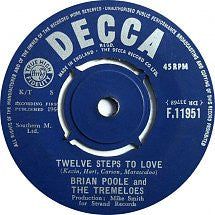 Brian Poole & The Tremeloes : Twelve Steps To Love (7", Single)