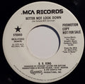 B.B. King : Better Not Look Down  (7", Single, Promo)