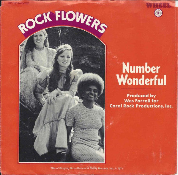 Rock Flowers : Number Wonderful (7", Single)