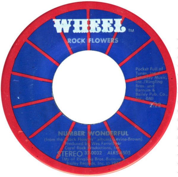 Rock Flowers : Number Wonderful (7", Single)