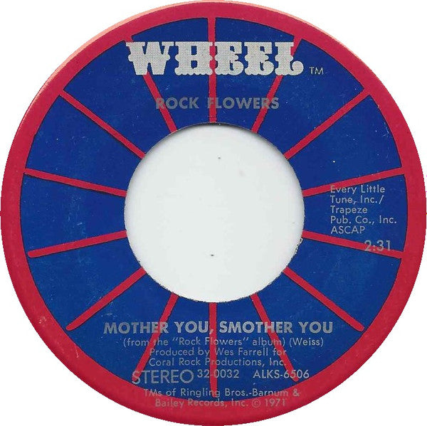 Rock Flowers : Number Wonderful (7", Single)