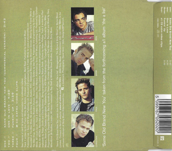 A1 : Same Old Brand New You (CD, Single, Enh, CD1)