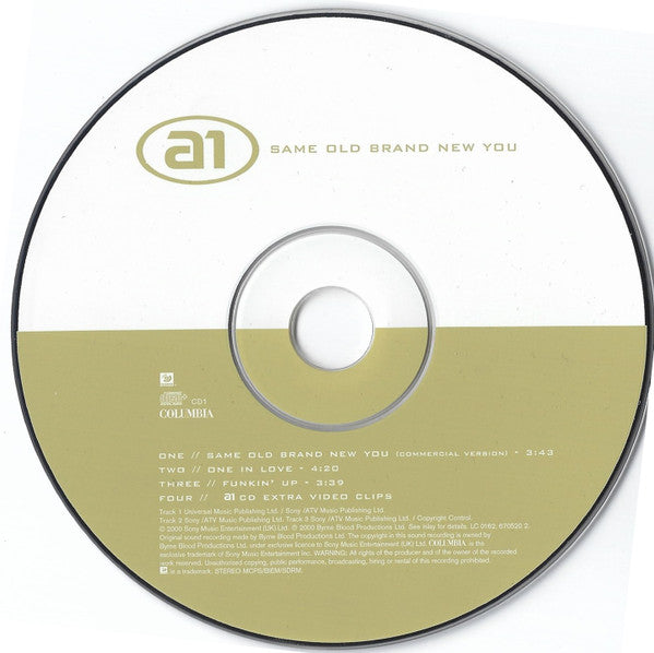 A1 : Same Old Brand New You (CD, Single, Enh, CD1)