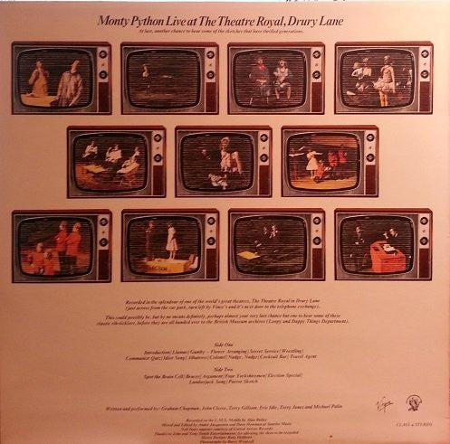 Monty Python : Monty Python Live At Drury Lane (LP, RE, Blu)