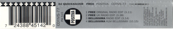 DJ Quicksilver : Free (CD, Single, CD2)