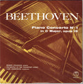Ludwig van Beethoven — Robert Goldsand , Pianist - Frankfurter Opern- Und Museumsorchester - Carl Bamberger : Piano Concerto No. 1 In C Major, Opus 15 (10", Mono)