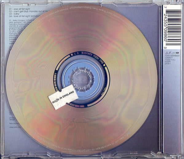 Kylie* : Love At First Sight (CD, Single, Enh, Ltd, CD1)