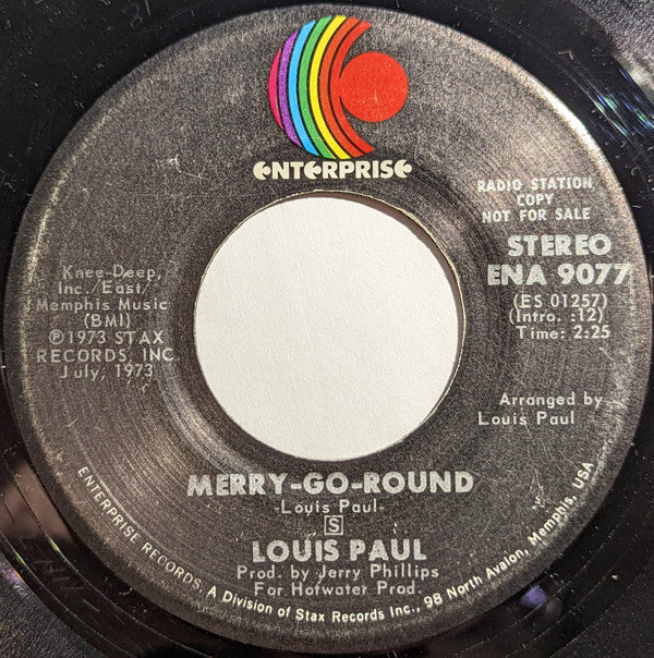 Louis Paul : Merry-Go-Round (7", Promo)